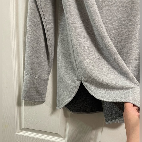 RBX Women's French Terry Pullover Hoodie Light Grey Size M - Picture 2 of 9